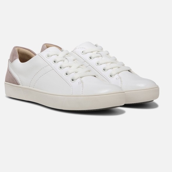 Naturalizer Morrison Sneakers Women's Size 12W White Leather Lace MSRP $110 NIB - Picture 1 of 8